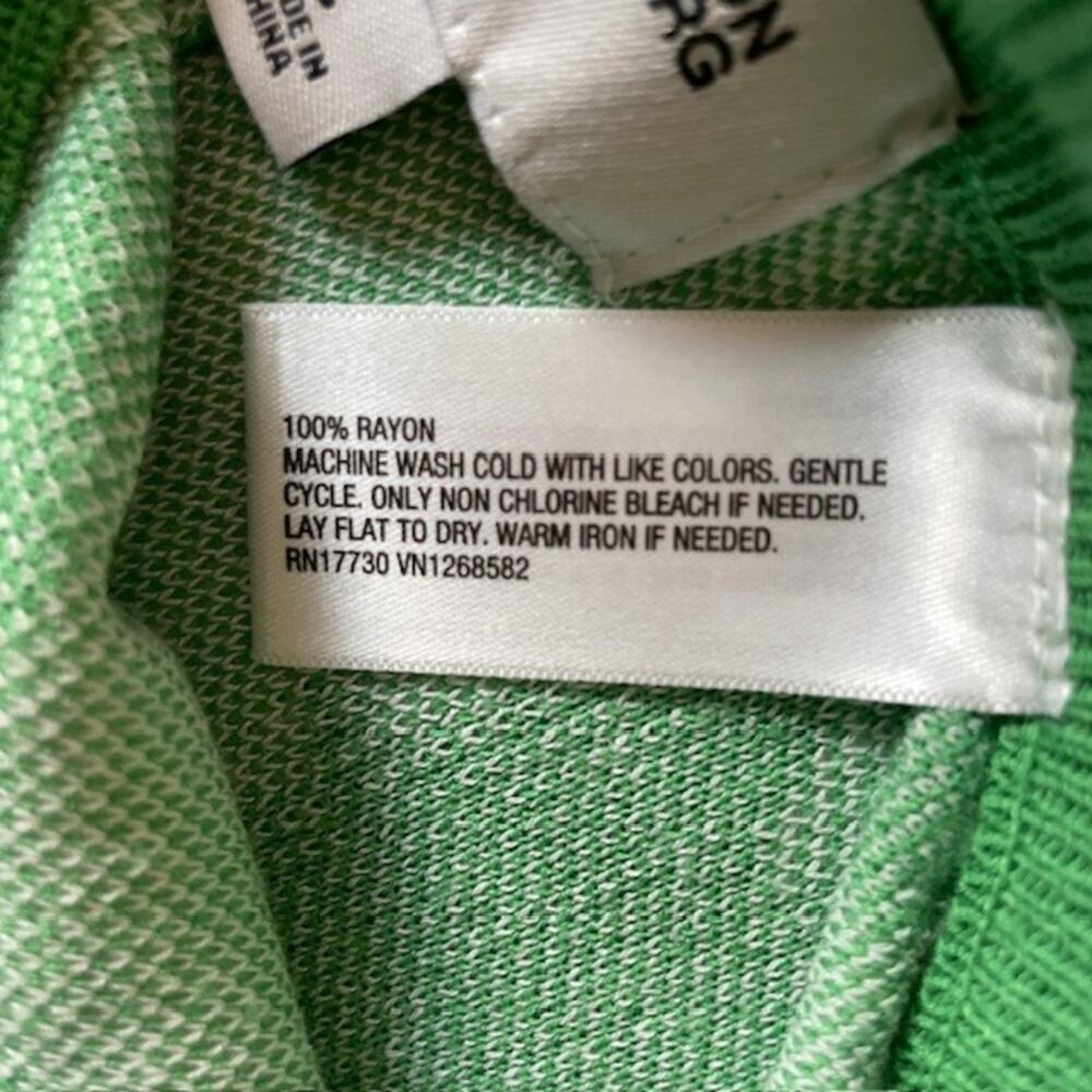 Diane von Furstenberg Wrap Top Pant Set Green Leaf Print Resort Quiet Luxury - Picture 11 of 14